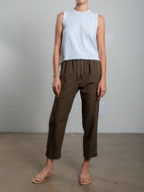 Andy Pant in Washed Canvas - Army