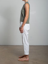 Andy Pant in Washed Canvas - Bone