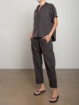 Andy Pant in Paperweight Cotton - Vintage Black