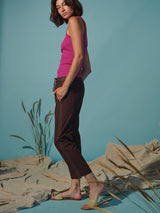 Andy Pant in Paperweight Cotton - Bittersweet