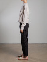 Andy Pant in Paperweight Cotton - Black