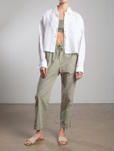 Andy Pant in Paperweight Cotton - Willow