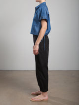 Torrance Pant in Washed Canvas - Black