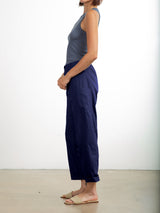 Torrance Pant in Washed Canvas - Midnight