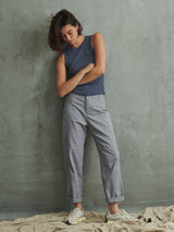 Torrance Pant in Washed Canvas - Slate