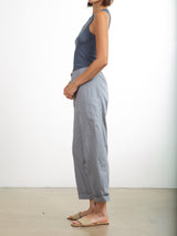 Torrance Pant in Washed Canvas - Slate