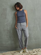 Torrance Pant in Washed Canvas - Slate