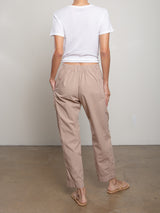 Torrance Pant in Paperweight Cotton - Sesame