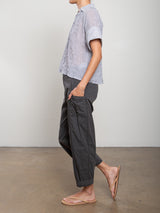 Torrance Pant in Paperweight Cotton - Vintage Black
