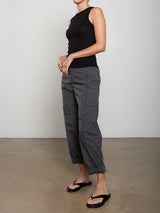 Torrance Pant in Paperweight Cotton - Vintage Black