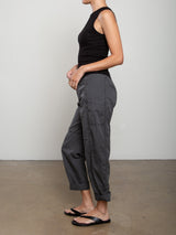 Torrance Pant in Paperweight Cotton - Vintage Black