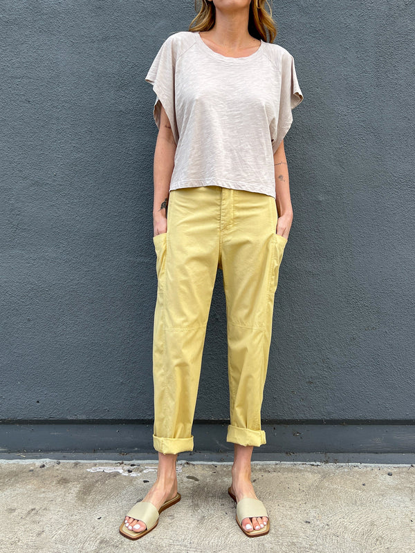Torrance Pant in Paperweight Cotton - Rattan