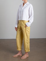 Torrance Pant in Paperweight Cotton - Rattan