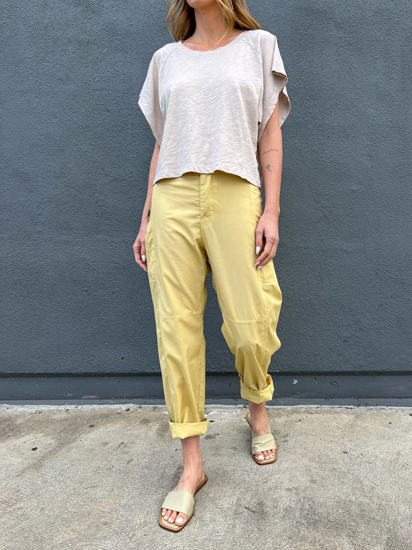 Torrance Pant in Paperweight Cotton - Rattan