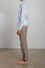 Ellis Pant in Linen Twill - Sparrow