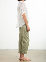 Ellis Pant in Paperweight Cotton - Willow