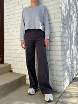 Max Pant in Washed Canvas - Carbon *Final Sale*