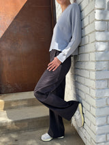 Max Pant in Washed Canvas - Carbon *Final Sale*