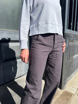 Max Pant in Washed Canvas - Carbon *Final Sale*