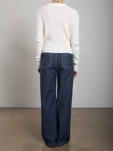Max Pant in Stretch Denim - Denim
