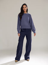 Max Pant in Tencel Twill - Midnight