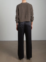 Taryn Pant in Vintage Satin - Black