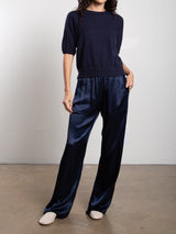 Taryn Pant in Vintage Satin - Night