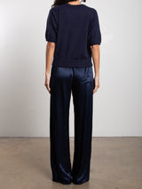 Taryn Pant in Vintage Satin - Night