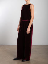 Taryn Pant in Velvet - Oxblood