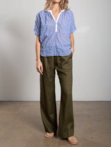 Casey Pant in French Linen - Surplus