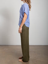 Casey Pant in French Linen - Surplus