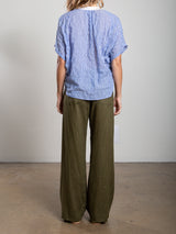 Casey Pant in French Linen - Surplus