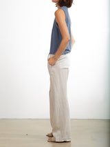 Casey Pant in Linen - Oat