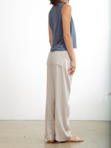 Casey Pant in Linen - Oat