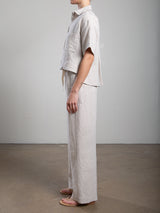 Casey Pant in Linen - Oat