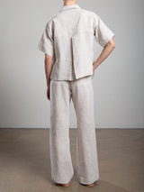Casey Pant in Linen - Oat