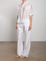 Casey Pant in Gossamer - White