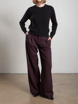 Spencer Pant in Chamois Flannel - Purple