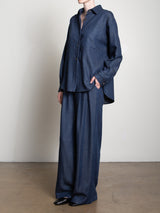 Spencer Pant in Tencel Denim - Dark Wash