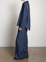 Spencer Pant in Tencel Denim - Dark Wash