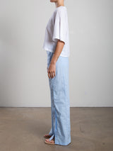 Lennox Pant in Italian Poplin - Banker Blue