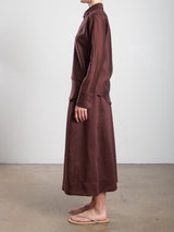 Claudia Skirt in Gossamer - Chocolate