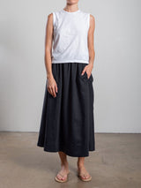 Claudia Skirt in Gossamer - Black