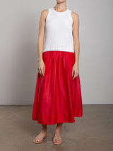 Claudia Skirt in Gossamer - Cherry