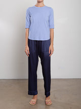Calen Pant in Vintage Satin - Night