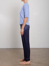Calen Pant in Vintage Satin - Night