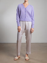 Calen Pant in Vintage Satin - Parchment