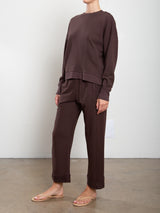 Leon Sweatpant in French Terry - Bittersweet