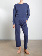 Leon Sweatpant in French Terry - Blueberry