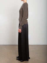 Suri Skirt in Vintage Satin - Black